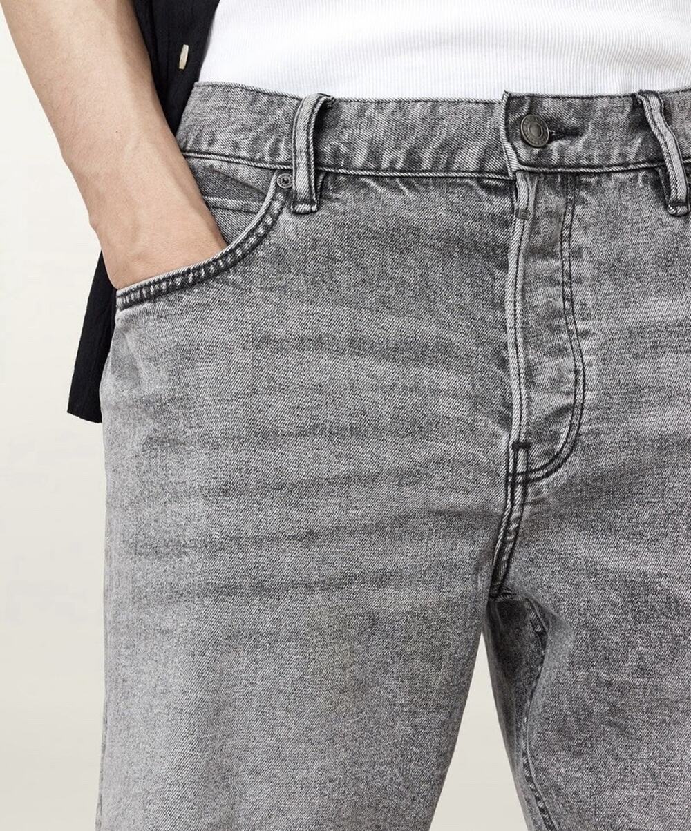 AllSaints Switch Skinny Fit Denim Shorts Size 30